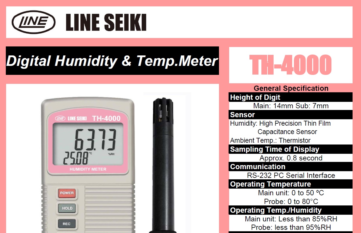 Ichiban Precision Sdn Bhd Line Seiki Line Seiki Digital Thermometer